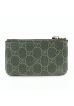 Load image into Gallery viewer, Gucci Supreme Canvas Monogram Key Pouch Green