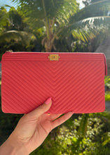 Load image into Gallery viewer, Chanel Lambskin Boy Clutch Pink