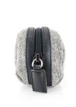 Load image into Gallery viewer, Prada Wool Leather Pouch Grey