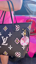 Load image into Gallery viewer, Louis Vuitton Wild at Heart Neverfull MM Black