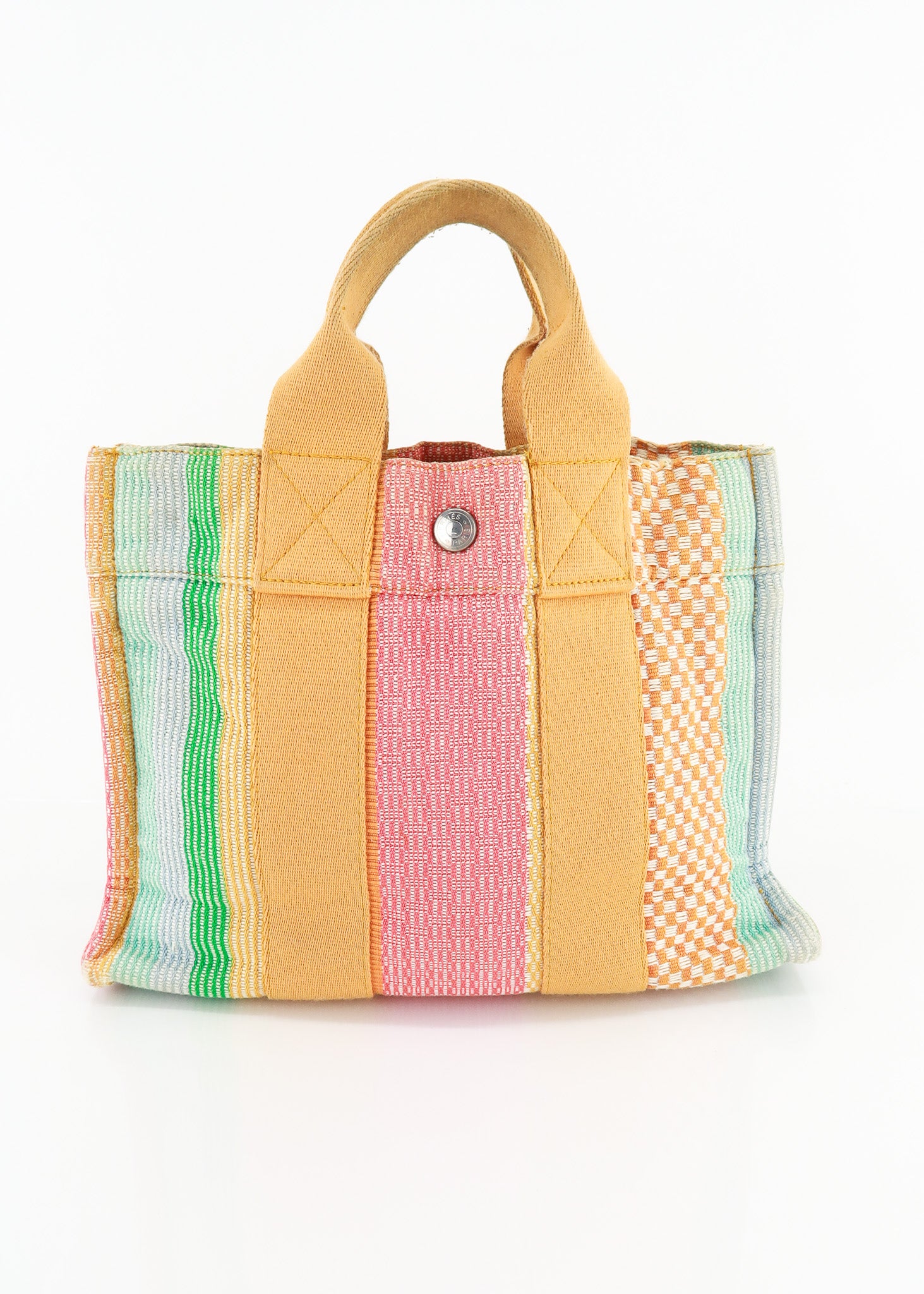 Hermes Fourre Tout PM Canvas Multicolor Tote – DAC