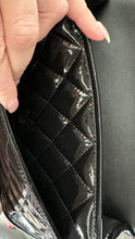 Load image into Gallery viewer, Chanel Quilted Patent Leather School Memory Black