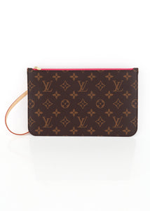 Louis Vuitton Monogram Neverfull Pochette Pink