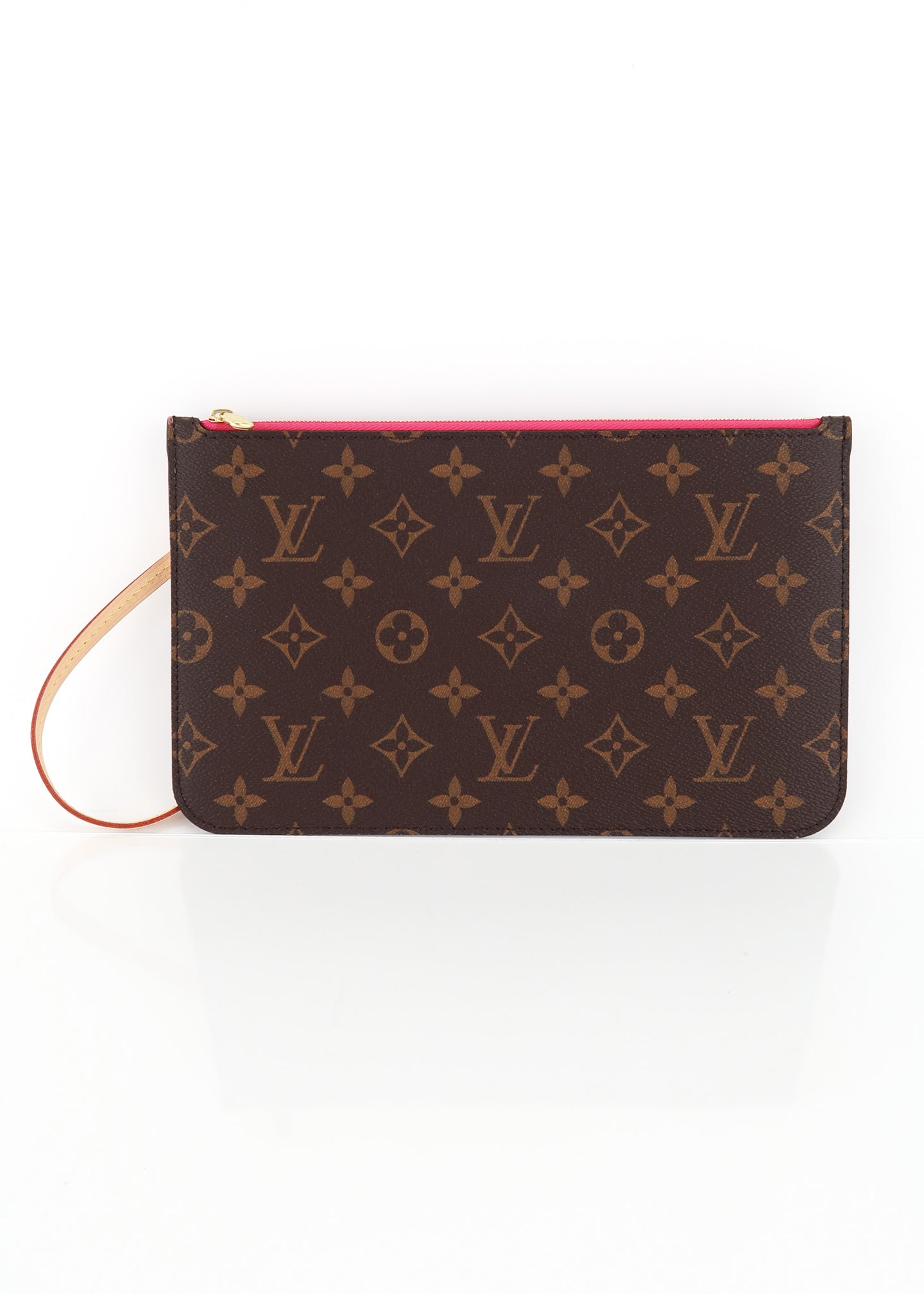 Louis Vuitton Monogram Neverfull Pochette Pink