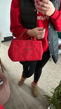 Load image into Gallery viewer, Prada Canapa Mini Canvas Tote Red