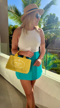 Load image into Gallery viewer, Prada Canapa Small Yellow Tote