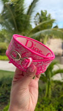 Load image into Gallery viewer, Dior Embroidered Medium Lady Dior Pink