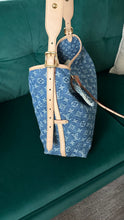 Load image into Gallery viewer, Louis Vuitton Monogram Denim CarryAll MM Blue