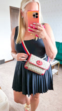 Load image into Gallery viewer, Gucci Supreme Monogram Neo Waist Bag Blue Red