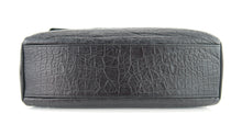 Load image into Gallery viewer, Saint Laurent West Hollywood Croc Shoulder Bag Black