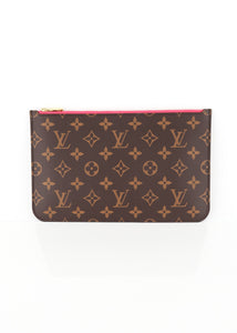 Louis Vuitton Monogram Neverfull Pochette Pink