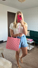Load image into Gallery viewer, Gucci Rubber Monogram Tote Pink