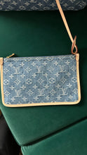 Load image into Gallery viewer, Louis Vuitton Monogram Denim CarryAll MM Blue