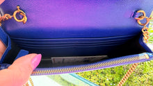 Load image into Gallery viewer, Saint Laurent Cassandra Wallet on Chain Royal Blue