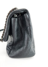 Load image into Gallery viewer, Saint Laurent West Hollywood Croc Shoulder Bag Black