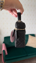 Load image into Gallery viewer, Chanel Caviar Quilted Slim Vanity Black GHW