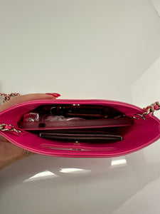 Chanel Nano 31 Shiny Crumpled Calfskin Hot Pink