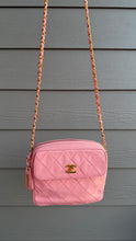 Load image into Gallery viewer, Chanel Vintage Lambskin Flap Camera Bag Pink
