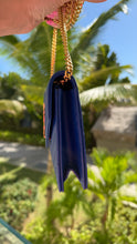 Load image into Gallery viewer, Saint Laurent Cassandra Wallet on Chain Royal Blue