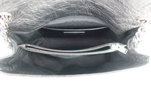 Load image into Gallery viewer, Saint Laurent West Hollywood Croc Shoulder Bag Black