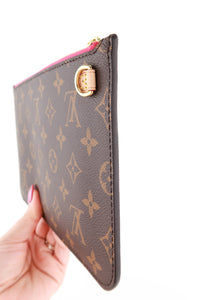 Louis Vuitton Monogram Neverfull Pochette Pink