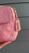 Load image into Gallery viewer, Chanel Vintage Lambskin Flap Camera Bag Pink