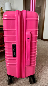 Beis Carry-On Roller Barbie Pink
