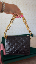 Load image into Gallery viewer, Louis Vuitton Calfskin Coussin BB Black