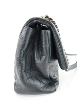 Load image into Gallery viewer, Saint Laurent West Hollywood Croc Shoulder Bag Black