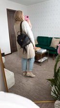 Load image into Gallery viewer, Fendi Vintage 1925 Roma Nylon Backpack Black