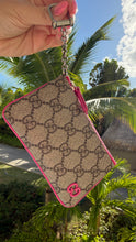 Load image into Gallery viewer, Gucci Supreme Canvas Monogram Key Pouch Pink