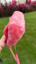 Load image into Gallery viewer, Chanel Sequin Quilted Medium Chanel 19 Flap Coral Pink