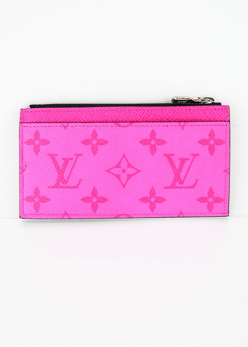 Louis Vuitton Taigarama Coin Card Pink