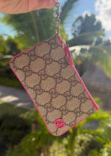Load image into Gallery viewer, Gucci Supreme Canvas Monogram Key Pouch Pink