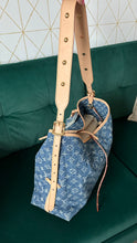 Load image into Gallery viewer, Louis Vuitton Monogram Denim CarryAll MM Blue