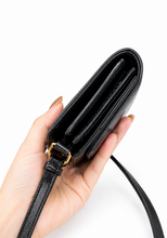 Load image into Gallery viewer, Prada Saffiano Wallet on a Chain Black