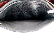 Load image into Gallery viewer, Chanel Caviar Wallet on Chain Black Silver