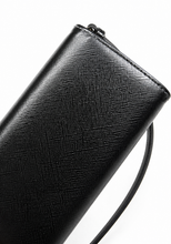 Load image into Gallery viewer, Prada Saffiano Wallet on a Chain Black