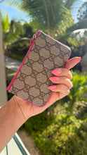 Load image into Gallery viewer, Gucci Supreme Canvas Monogram Key Pouch Pink
