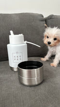 Load image into Gallery viewer, Keepes Karl &amp; Koko Water Bottle White