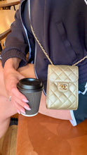 Load image into Gallery viewer, Chanel Caviar Phone Crossbody Gold