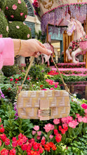 Load image into Gallery viewer, Fendi Metallic Zucca Baguette Gold Silver