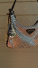 Load image into Gallery viewer, Prada Re-Edition 2000 Crystal Shoulder Bag Black