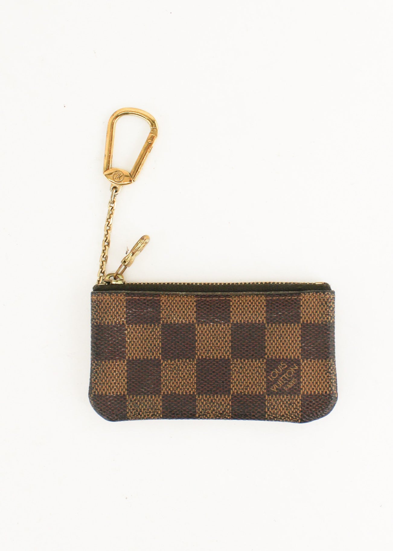 Louis Vuitton Damier Ebene Cles Key Pouch