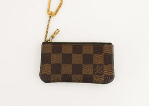 Louis Vuitton Damier Ebene Cles Key Pouch