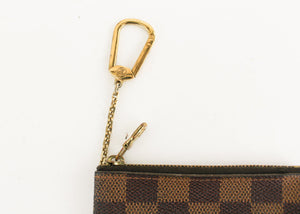 Louis Vuitton Damier Ebene Cles Key Pouch