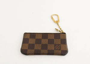 Louis Vuitton Damier Ebene Cles Key Pouch