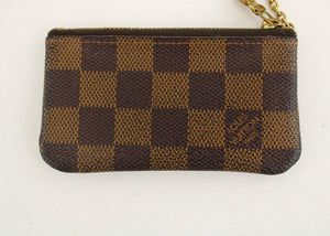 Louis Vuitton Damier Ebene Cles Key Pouch