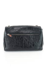 Load image into Gallery viewer, Saint Laurent West Hollywood Croc Shoulder Bag Black