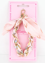 Load image into Gallery viewer, Keepes Pink Scarf Phone Charm